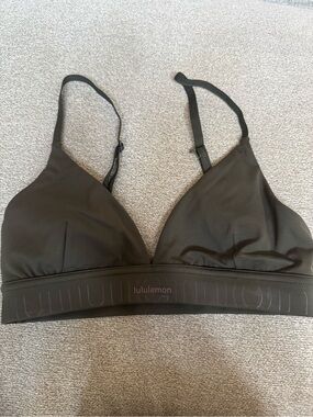Lululemon Women's Black Light Support Triangle Bralette